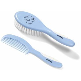 BabyOno fésű-kefe puha sörtékkel kék 570/04 
