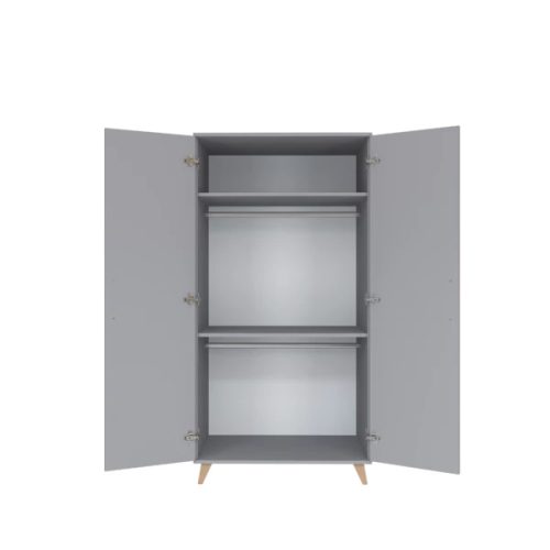 Flip Grey 2 osztású szekrény