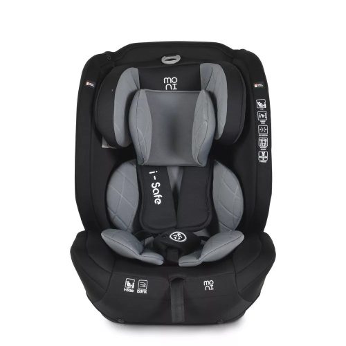 Moni Isafe autósülés isize és isofix ülésemelővé alakítható 76-150cm Grey