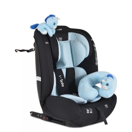 Moni Isafe autósülés isize és isofix ülésemelővé alakítható 76-150cm Blue