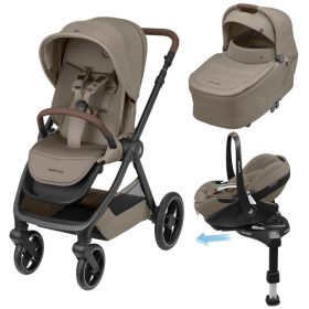   MAXI-COSI Oxford Plus 4in1 babakocsi Pebble 360 Pro hordozóval Twillic Truffle
