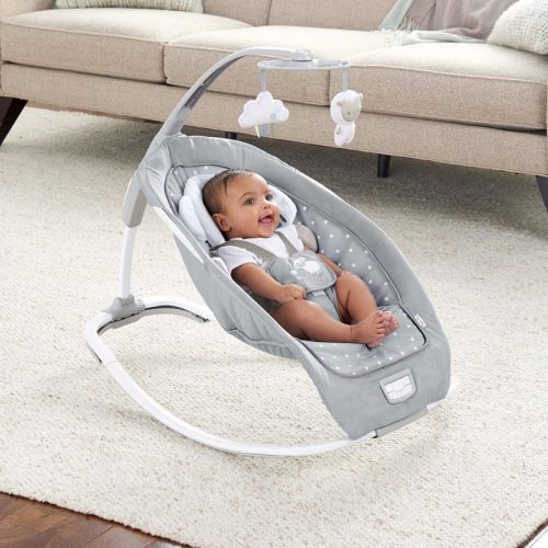INGENUITY Rezgő hintaszék dallamokkal Cuddle Lamb 0hó+ 18kg-ig