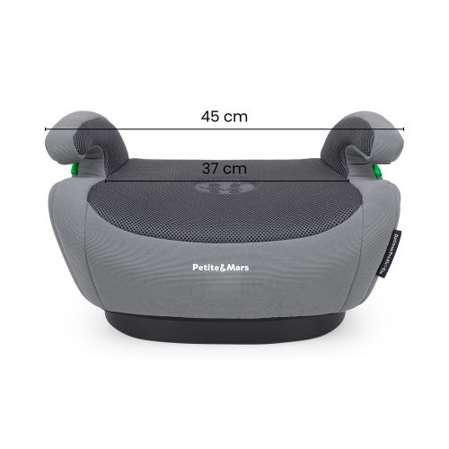 PETITE&MARS Optimus Ülésmagasító Pro i-Size Grey Air 125 - 150 cm (22-36 kg)