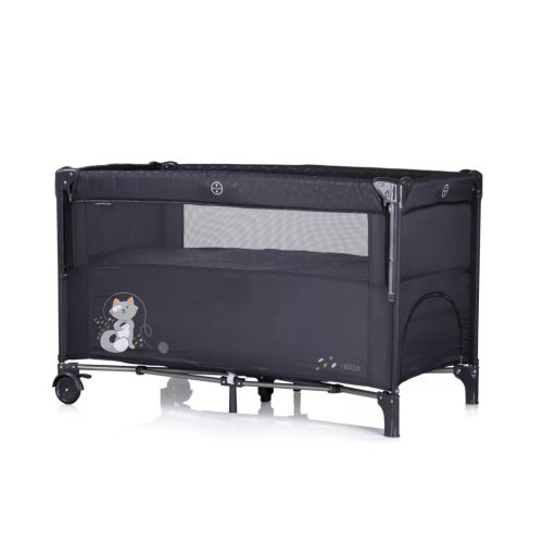 Chipolino Relax multifunkciós utazóágy - Anthracite