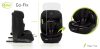 4Baby Go-fix i-Size 76-150cm biztonsági gyerekülés-Black