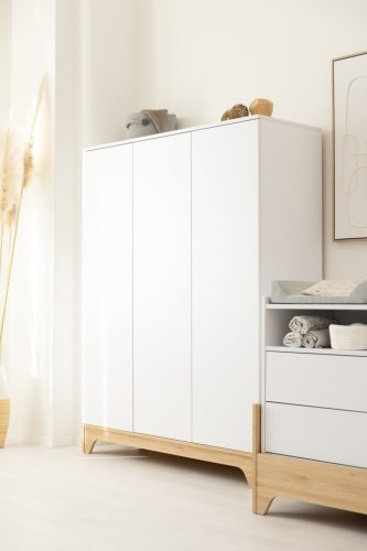 Lumina White 3 osztású szekrény