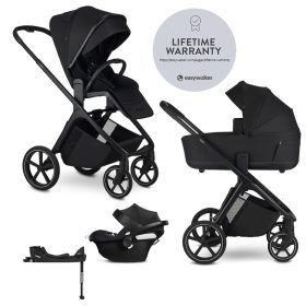 Easywalker Zoey 4in1 babakocsi szett - Pure Black 