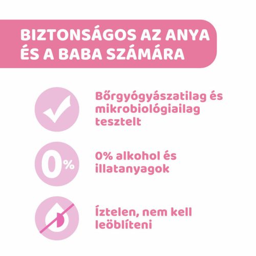 Chicco Melltörlőkendő szoptatás előtt és után - 72 db