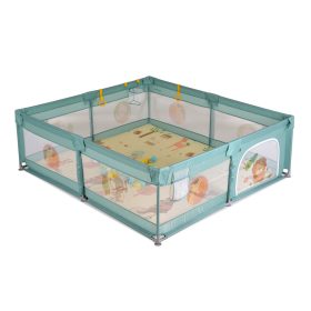   MONI GAMEZONE járóka szőnyeggel, 60 labdával 150x200 MENTA