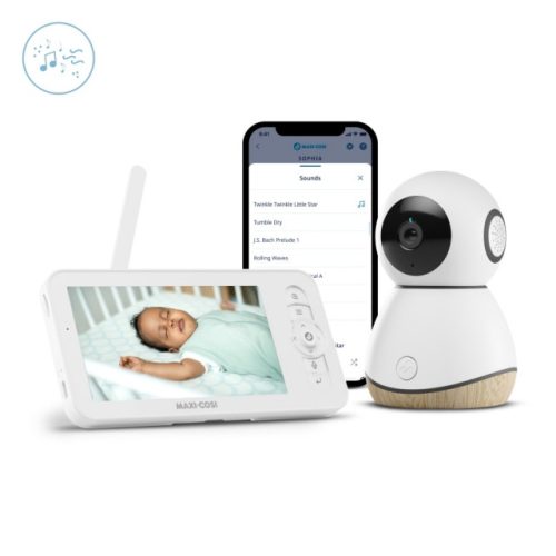 MAXI-COSI See Pro kamerás bébiőr Wifi kapcsolattal White