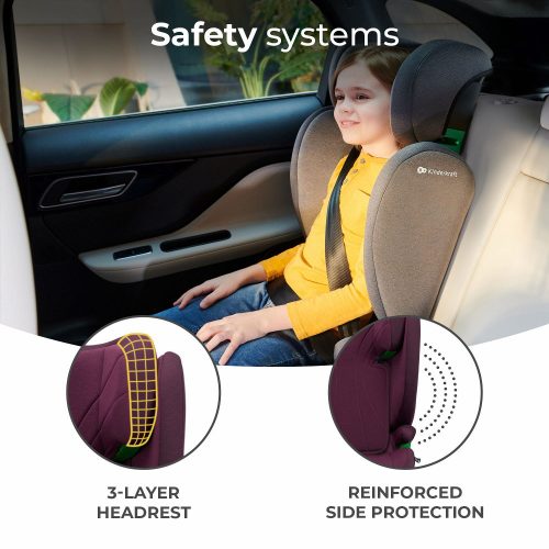 Kinderkraft gyerekülés Junior Fix 2 i-Size Isofix 100-150cm grafit-fekete