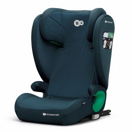 Kinderkraft gyerekülés Junior Fix 2 i-Size Isofix 100-150cm zöldeskék