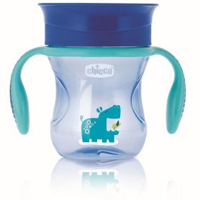   Chicco Perfect 360° itatópohár 200 ml tanulópohár # kék
