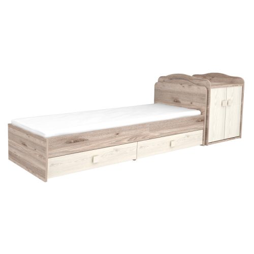 Timba Viki Maxi Kombi 2 ajtós gyermekágy - Krém/Fűz