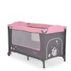MONI Sleepy összecsukható luxus utazóágy 2 szintes Pink