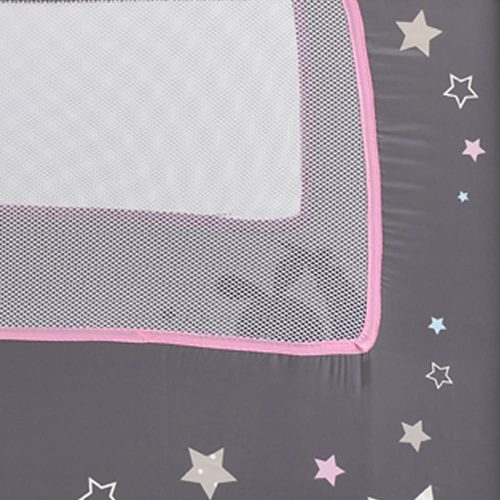 MONI Sleepy összecsukható luxus utazóágy 2 szintes Pink