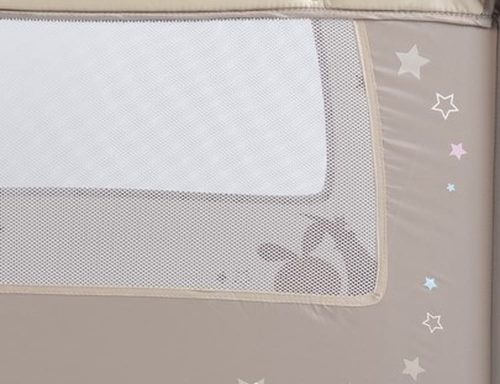 MONI Sleepy összecsukható luxus utazóágy 2 szintes Bézs