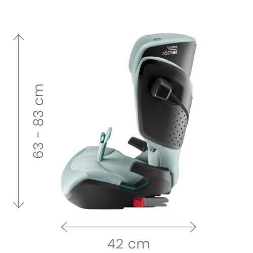 BRITAX RÖMER Kidfix Pro Style Sage Green gyerekülés 100-150cm