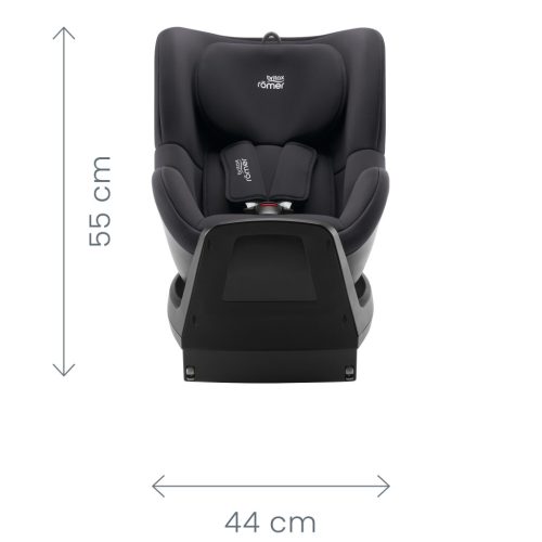 BRITAX RÖMER Dualfix Plus Style Carbon Black gyerekülés 40-105cm