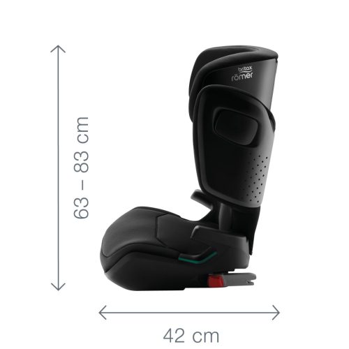 BRITAX RÖMER Kidfix M i-Size Space Black gyerekülés 100-150cm