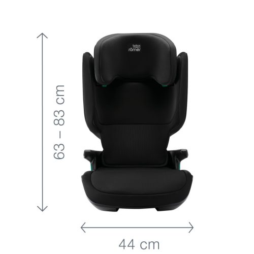 BRITAX RÖMER Kidfix M i-Size Space Black gyerekülés 100-150cm