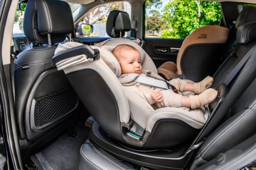 BRITAX RÖMER Swivel AIR Lux Onyx Black gyerekülés 40-125cm