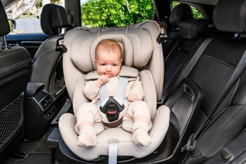 BRITAX RÖMER Swivel AIR Lux Onyx Black gyerekülés 40-125cm