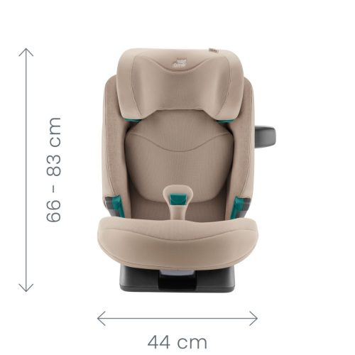 BRITAX RÖMER Safefix Carbon Black gyerekülés 100-150cm