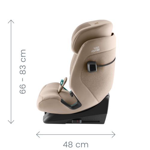 BRITAX RÖMER Safefix Dusty Rose gyerekülés 100-150cm
