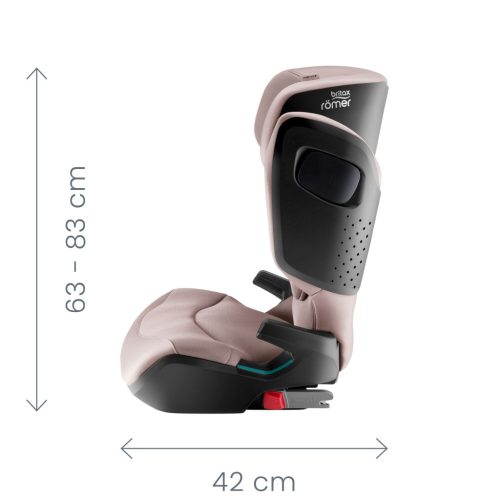 BRITAX RÖMER Kidfix Pro M Classic Space Black gyerekülés 100-150cm