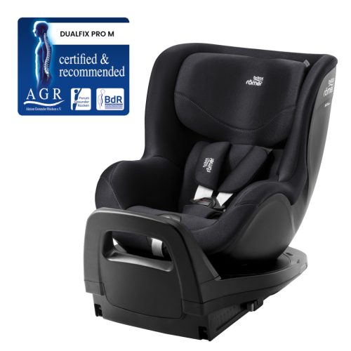 BRITAX RÖMER Dualfix Pro M Classic Deep Black gyerekülés 61-105cm