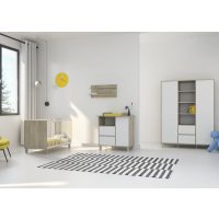 Wing Grey Oak & White