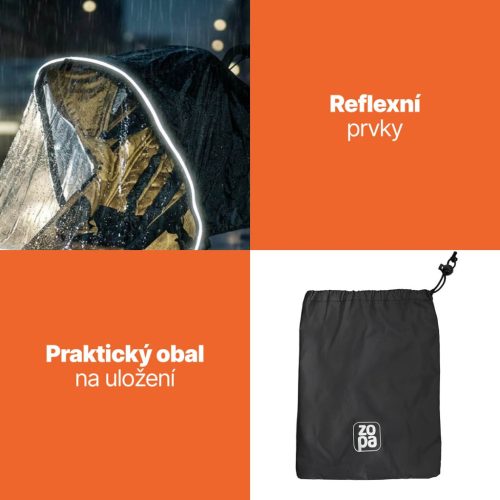 ZOPA Universal raincover for three wheel strollers