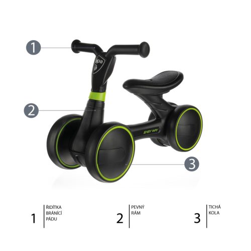 ZOPA Easy-Way futóbicikli, Race Green