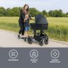 ZOPA Segboard 2 fellépő babakocsihoz, fekete