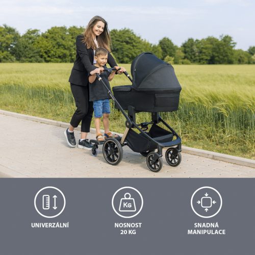 ZOPA Segboard 2 fellépő babakocsihoz, fekete