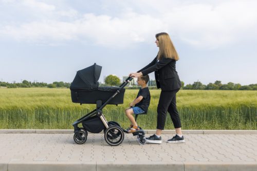 ZOPA Segboard 2 ülés a babakocsi fellépőhöz, fekete