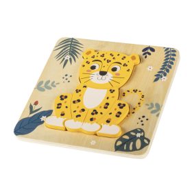 ZOPA Fa kis puzzle - leopárd