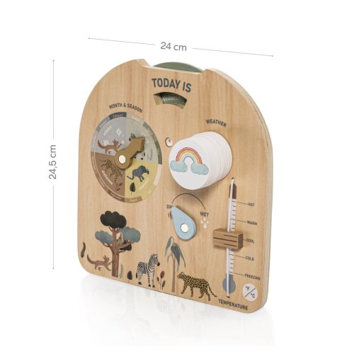 ZOPA Fa Montessori időjárás tábla