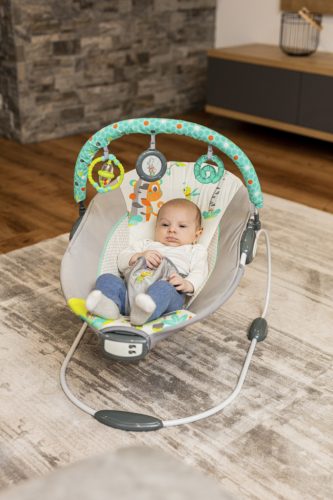 ZOPA Happy pihenőszék, szafari mintás, rózsaszín