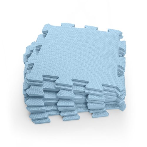 ZOPA 9 db-os Puzzle habszőnyeg, 30x30 cm, kék