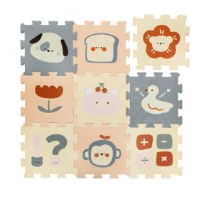 ZOPA 9 db-os Puzzle habszőnyeg, 30x30 cm, logic