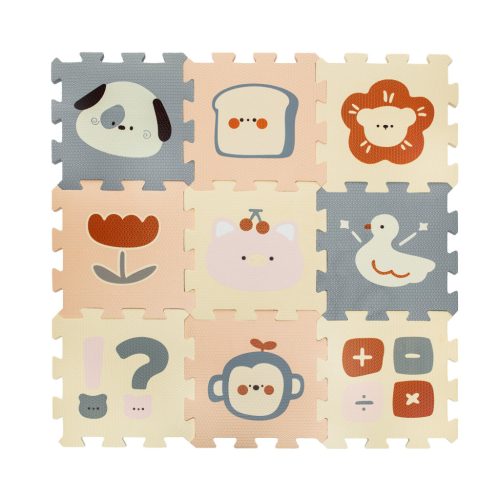 ZOPA 9 db-os Puzzle habszőnyeg, 30x30 cm, logic