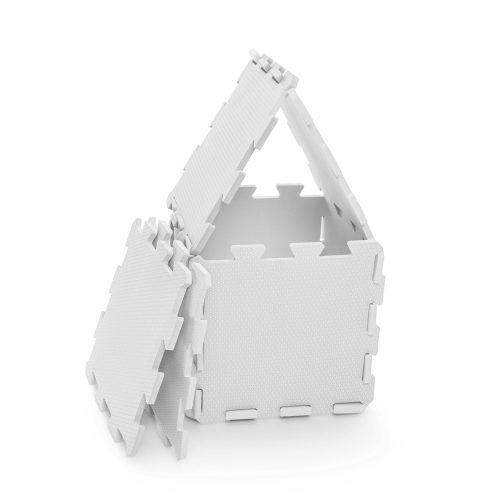 ZOPA 9 db-os Puzzle habszőnyeg, 30x30 cm, ivory beige