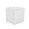 ZOPA 9 db-os Puzzle habszőnyeg, 30x30 cm, ivory beige