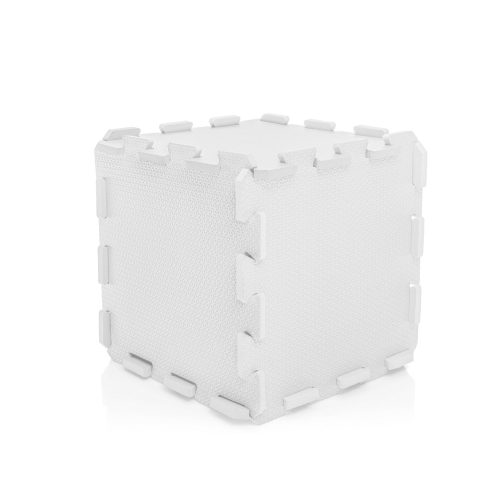 ZOPA 9 db-os Puzzle habszőnyeg, 30x30 cm, ivory beige
