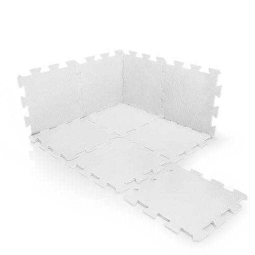 ZOPA 9 db-os Puzzle habszőnyeg, 30x30 cm, ivory beige