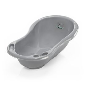 ZOPA “Racer” 84 cm-es kád dugóval, szürke/menta