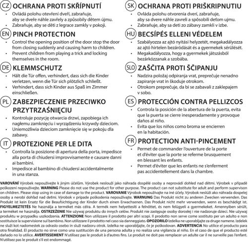 ZOPA Ujjbecsípődés elleni védelem