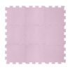 ZOPA 9 db-os Puzzle habszőnyeg, 30x30 cm, sugar pink